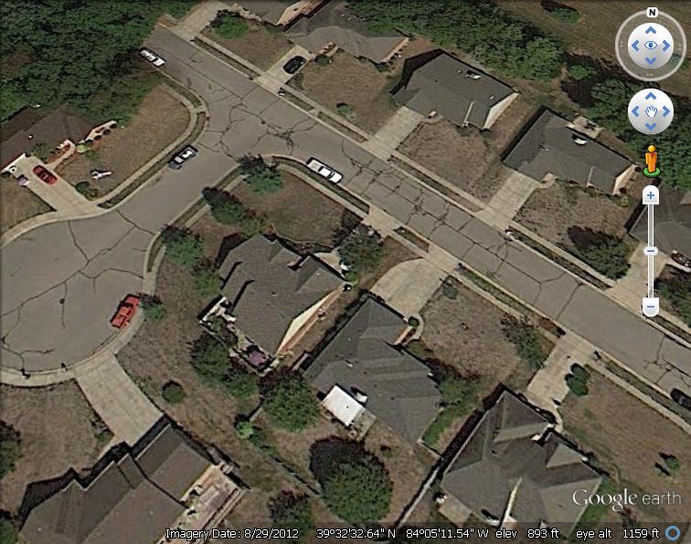 download google earth view of my house